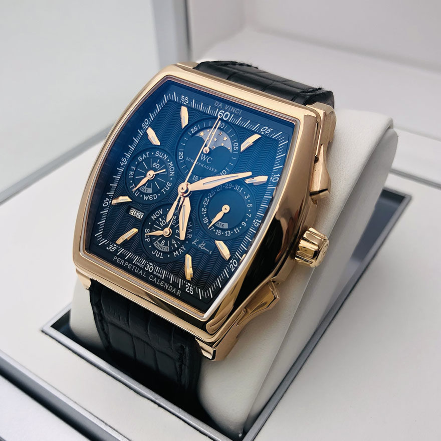 【公价27.4万】国行99新万国手表男达文西系列自动机械表万国男表