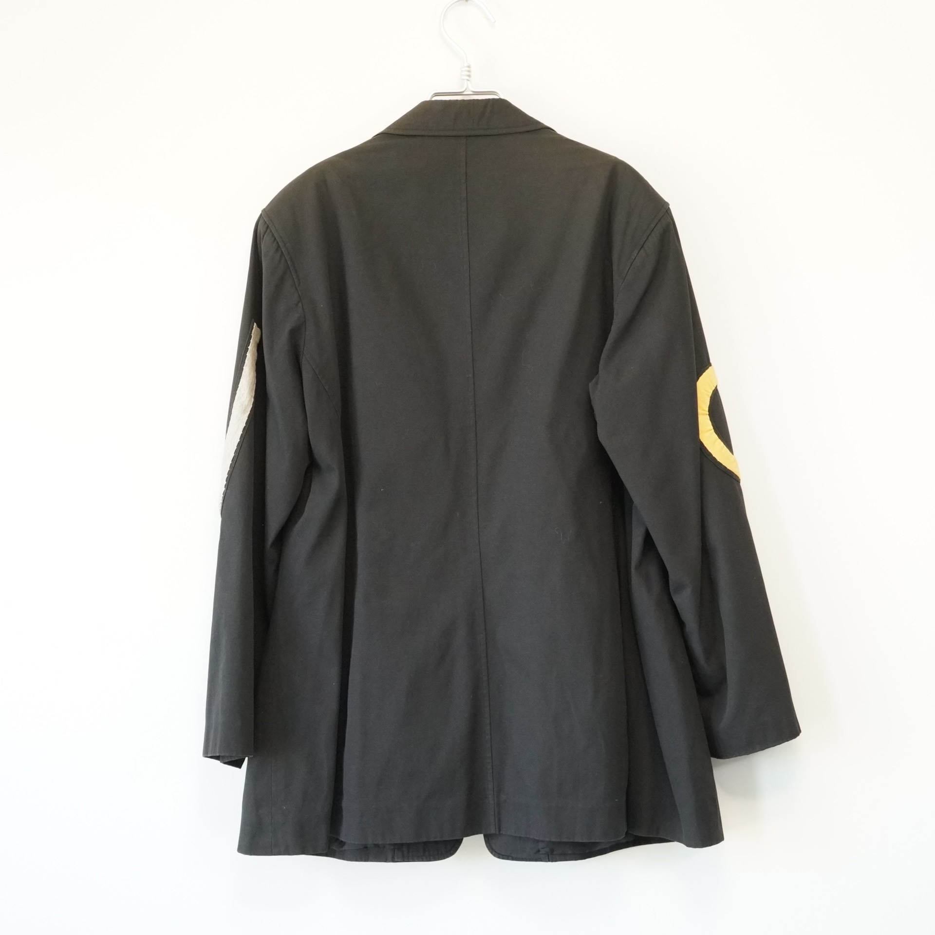Yohji Yamamoto 80SS Letter Patch Jacket — front