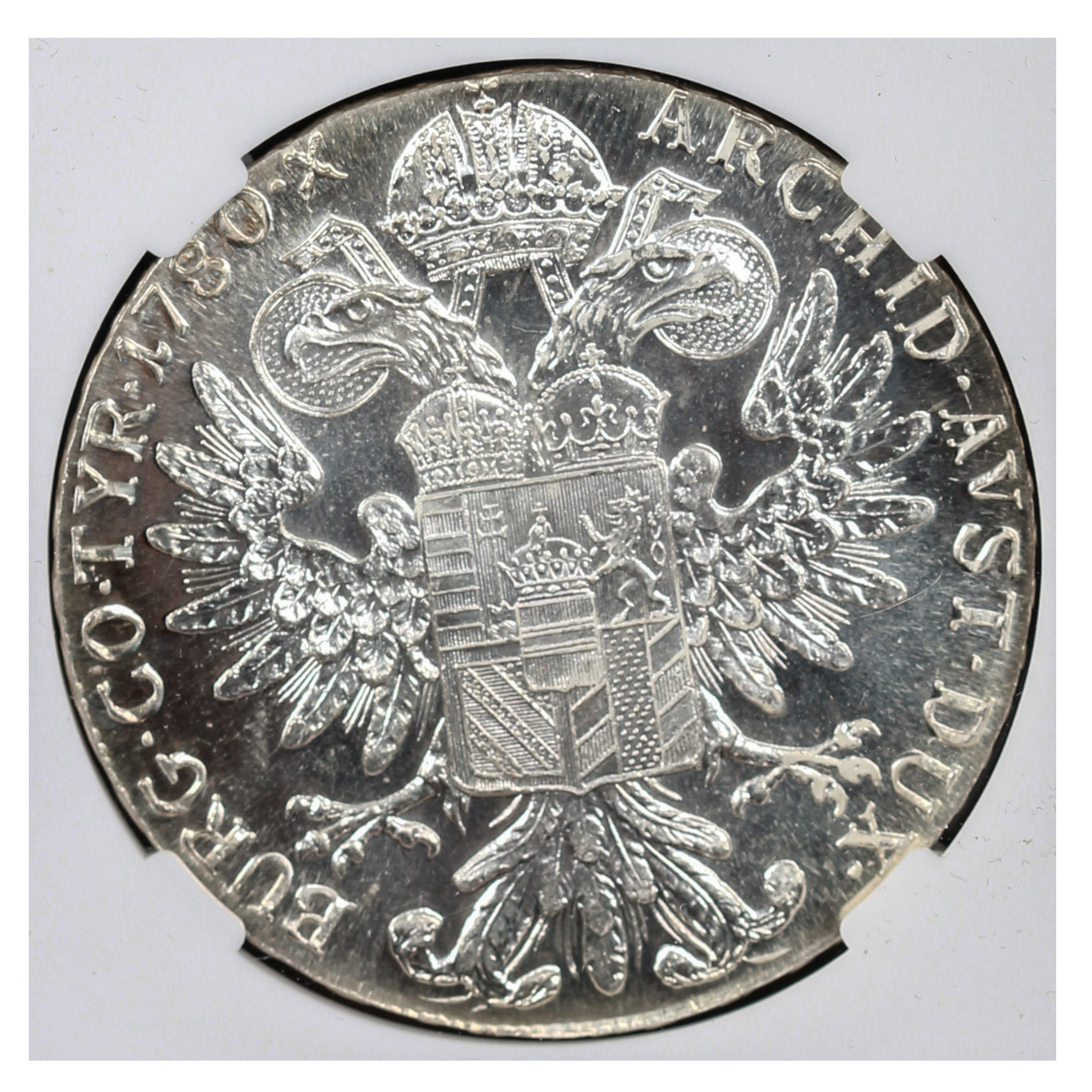 2480号奥匈帝国银币ms67美品