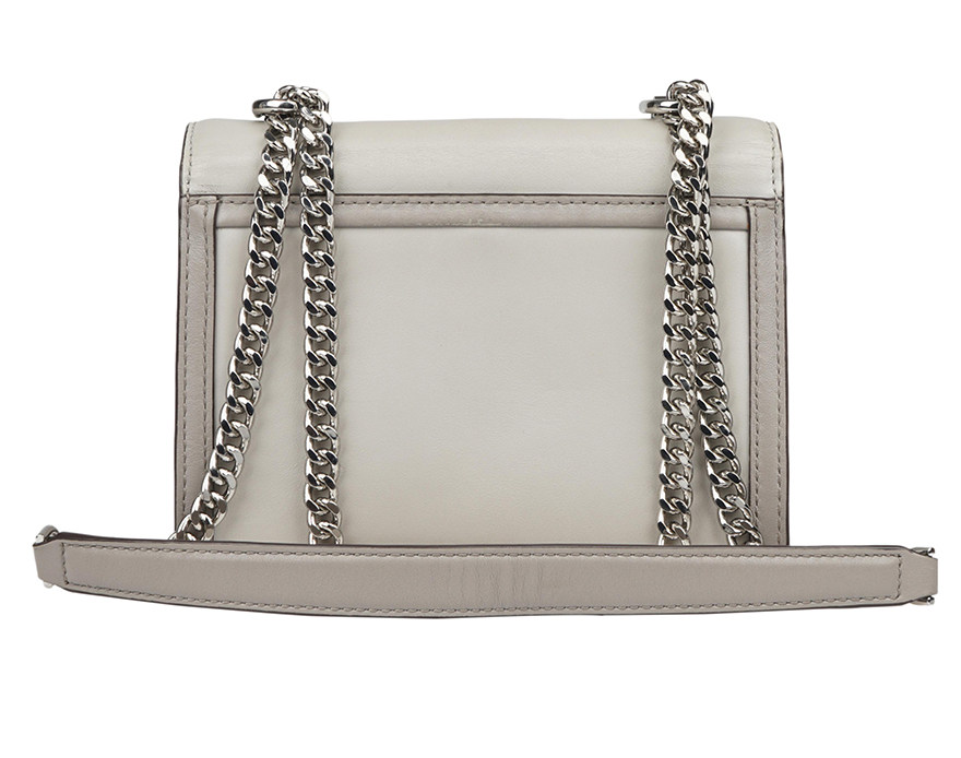 9.0新〕mk迈克·科尔斯女士whitney 小号灰色皮质单肩包