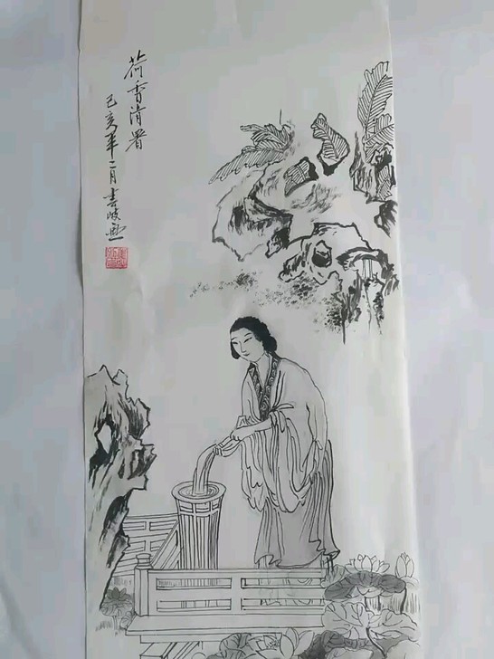 国画手绘人物作品！打包出售！