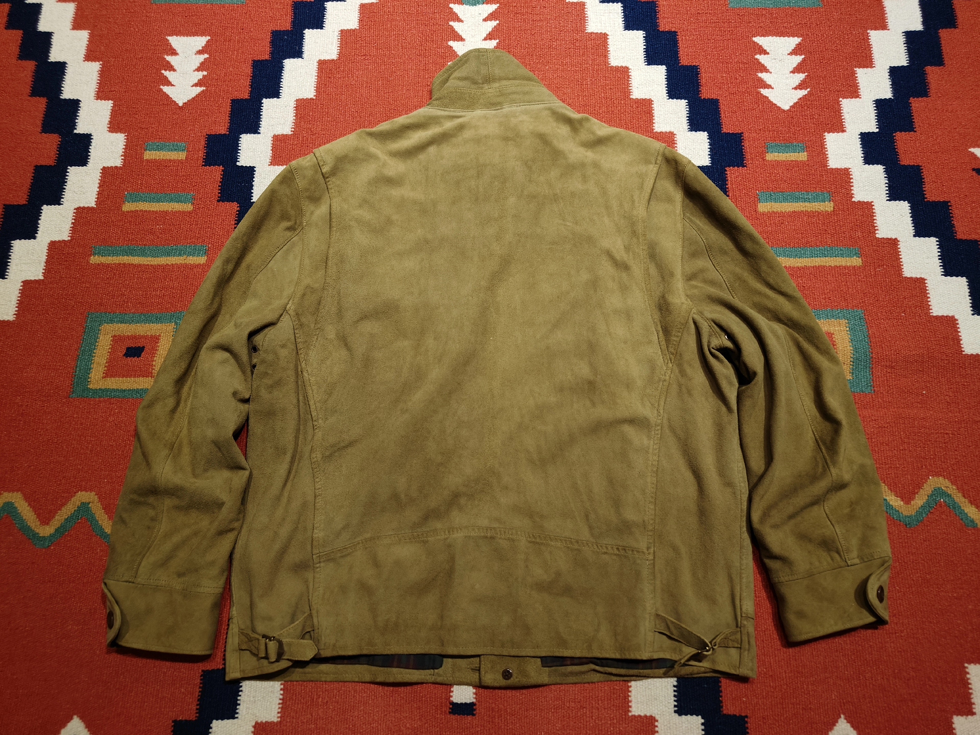 RRL Ralph Lauren Vintage Suede Jacket — back