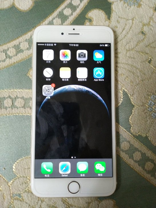 iPhone6plus苹果6plus女士自用机器，金色，只有