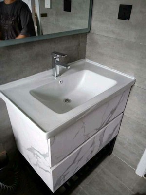 心海伽蓝现代简约浴室柜质量怎么样?做这行业三年谈下感受