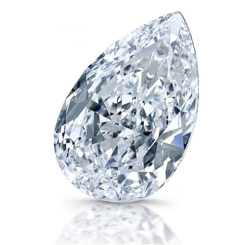 [支持定制]gia 40分 j色 vvs1净度 水滴形钻石拍卖裸钻ct