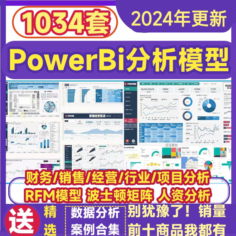 Power BI RFM财务销售模板