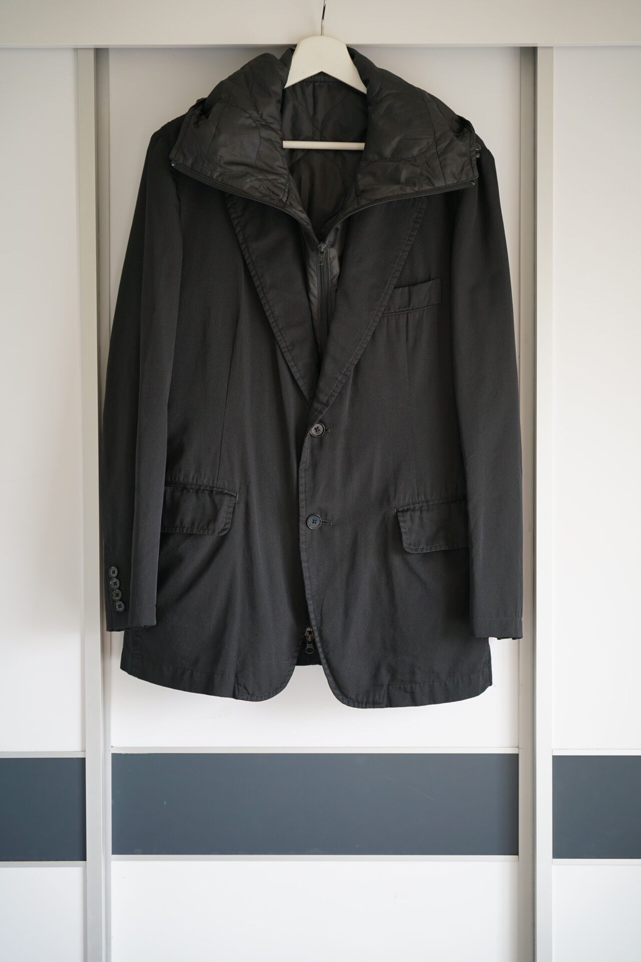 Yohji Yamamoto 12AW 2-in-1 Hooded Suit