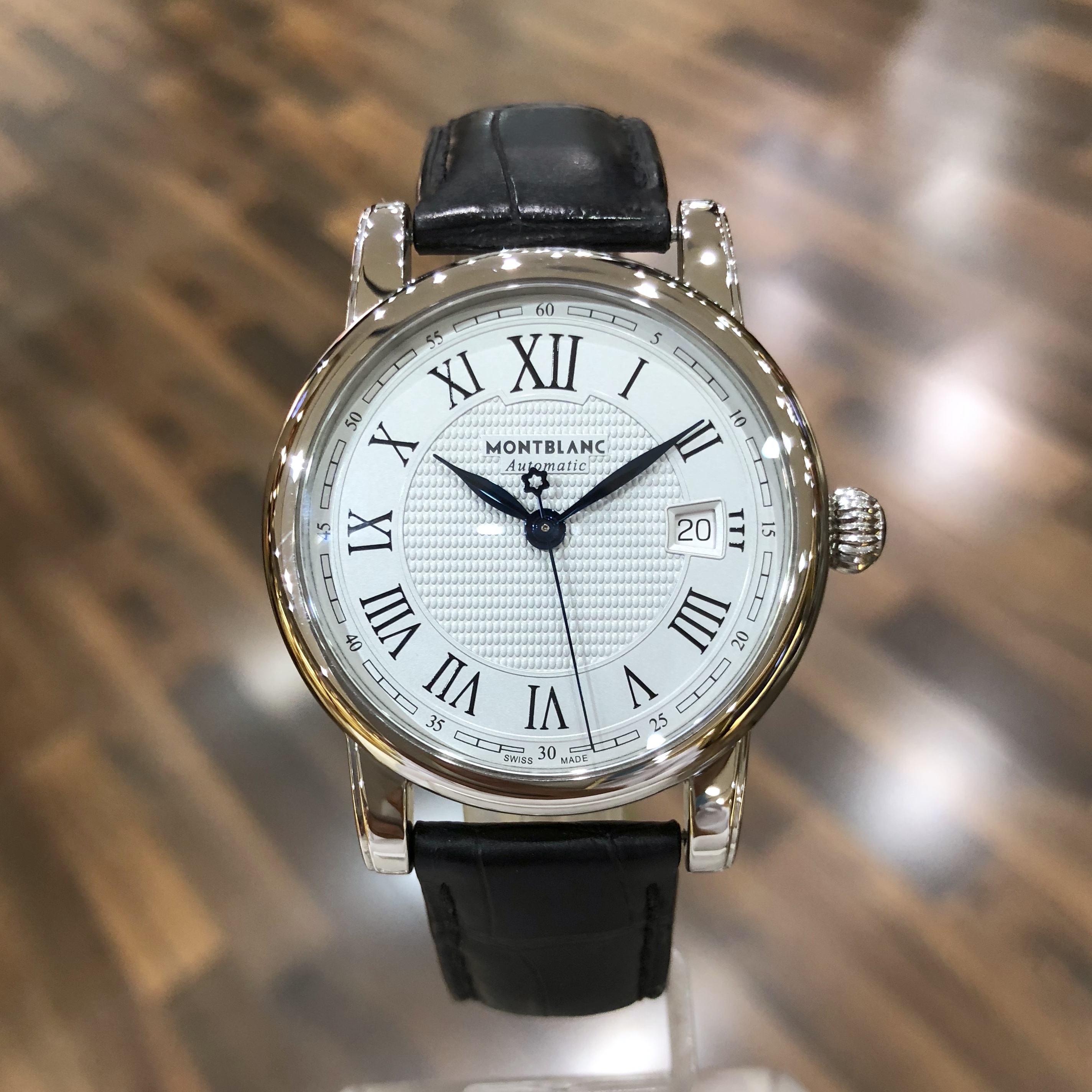 [全套附件][9.5新]万宝龙手表男表明星系列39mm机械表 万宝龙男表