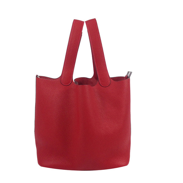 【9.9新】hermes/爱马仕 红色菜篮子22