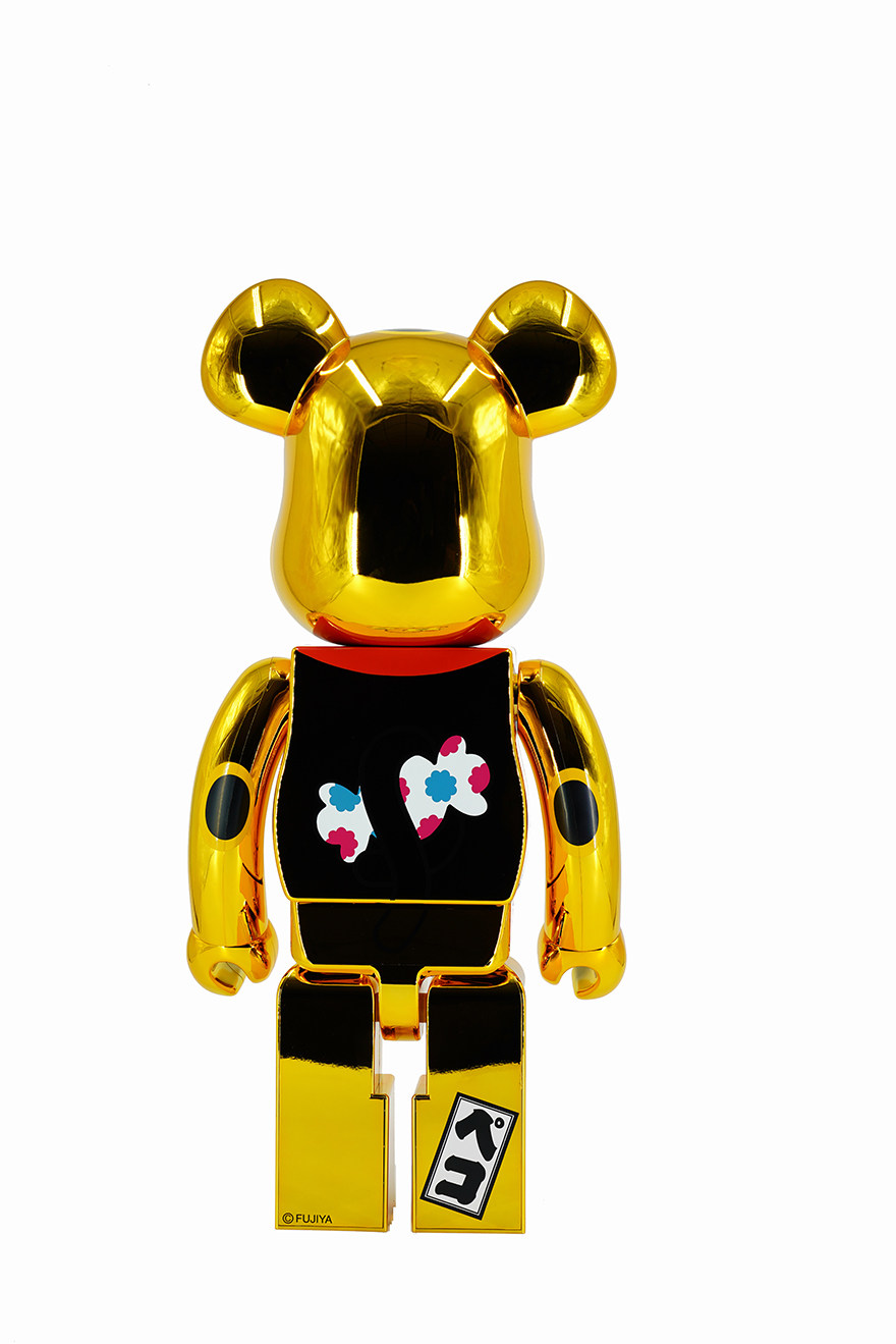 be@rbrick 1000% 不二家 牛奶妹 招财猫 积木熊 附原盒