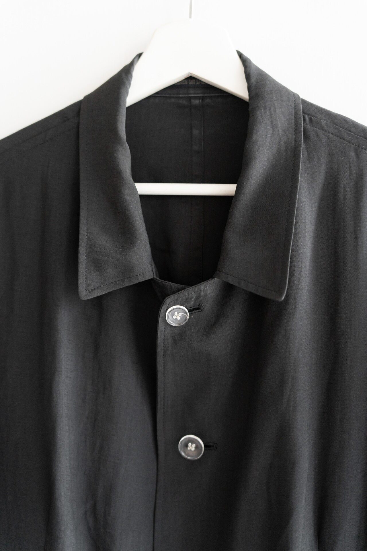 Yohji Yamamoto 94ss Transparent Button Jacket — detail