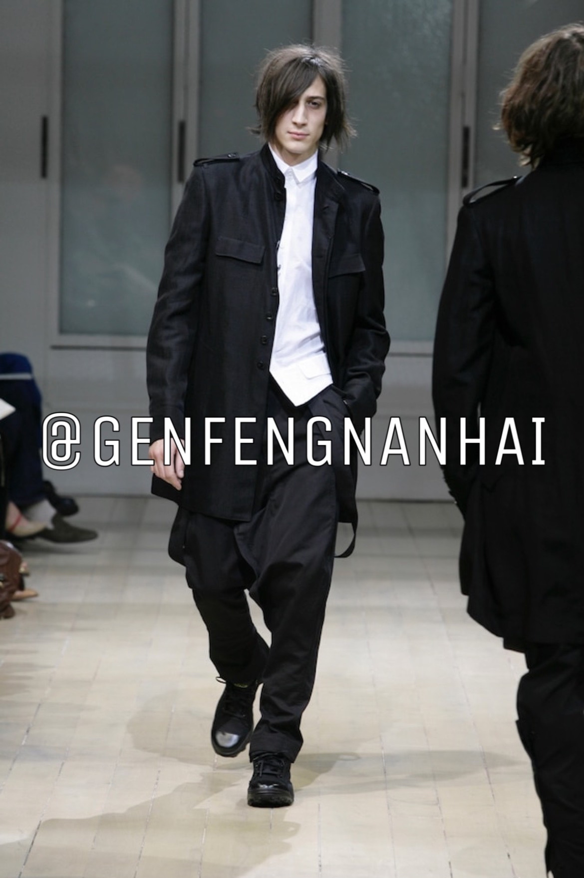 Yohji Yamamoto 08ss Military Coat — label