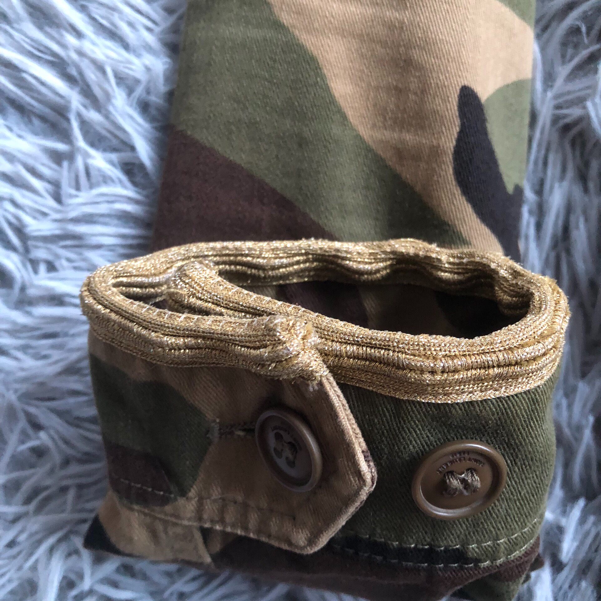 Saint Laurent 15SS Camouflage Jacket — detail