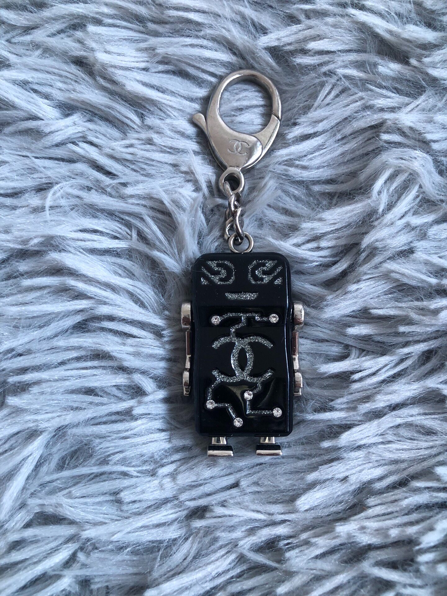 Chanel Robot Keychain Bag Charm