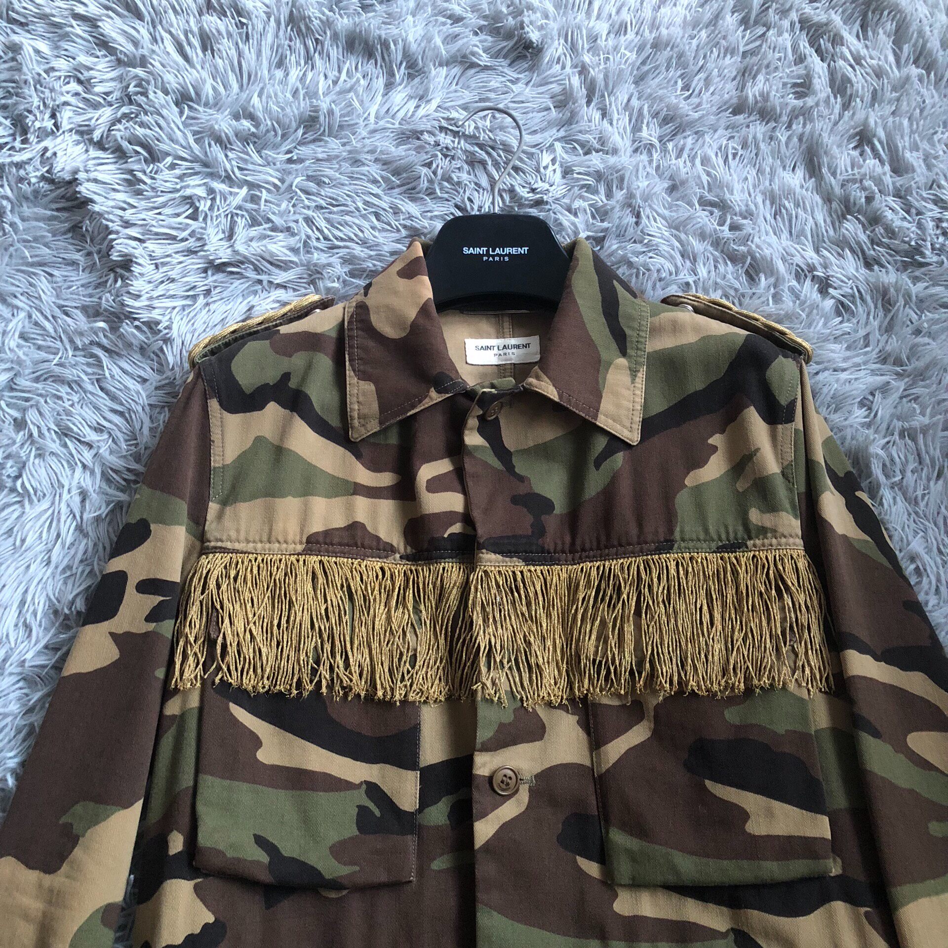 Saint Laurent 15SS Camouflage Jacket — front