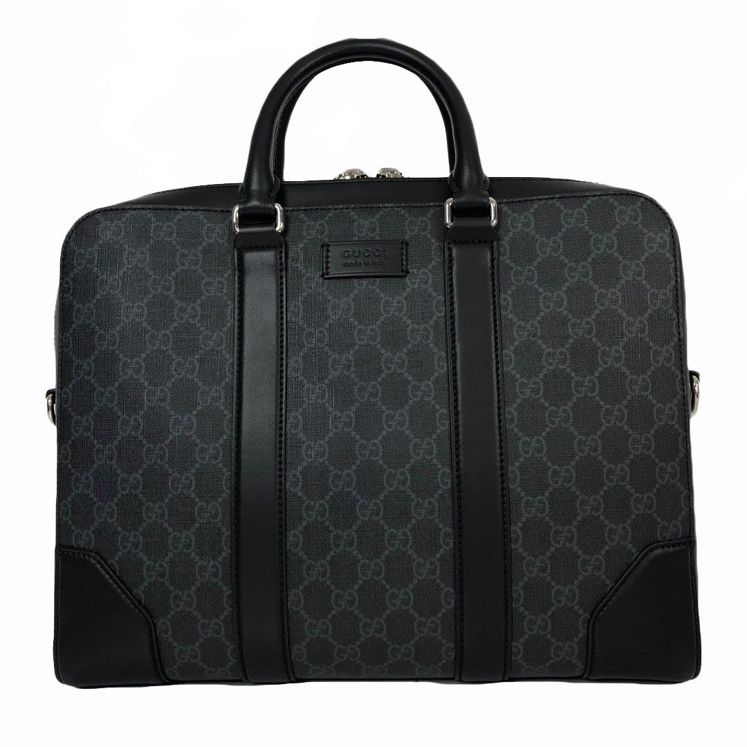 [99新]古驰gucci男士休闲帆布单肩手提都市时尚商务邮差公文包