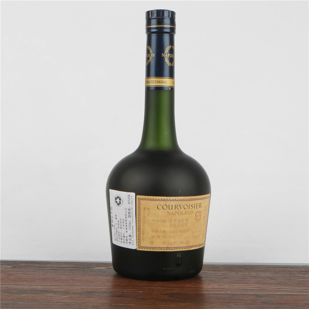 【即刻拍】2斤装90年代法国拿破仑干邑白兰地40度1000ml老酒拍卖