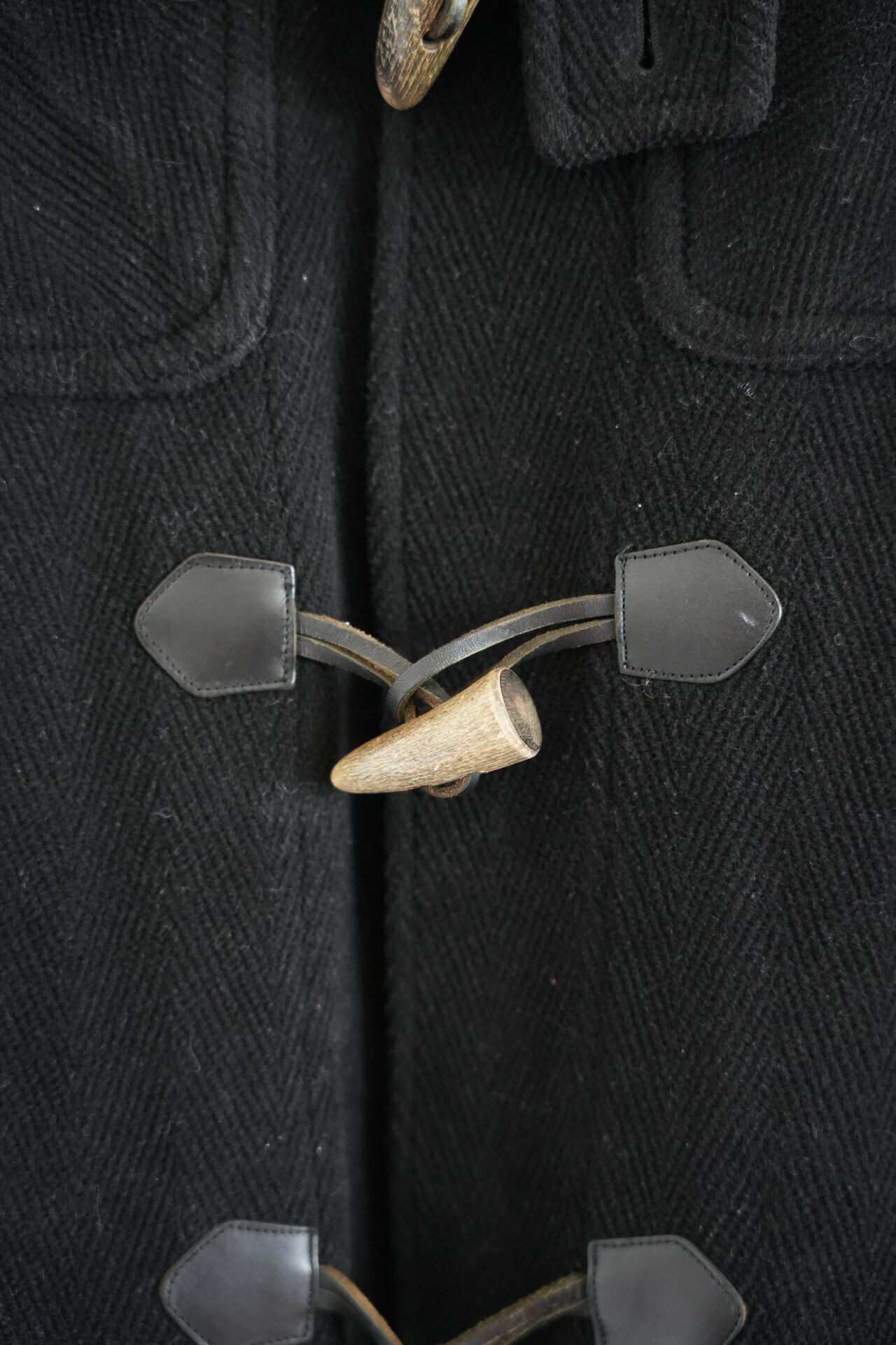 Yohji Yamamoto 00s Horn Button Wool Coat — back