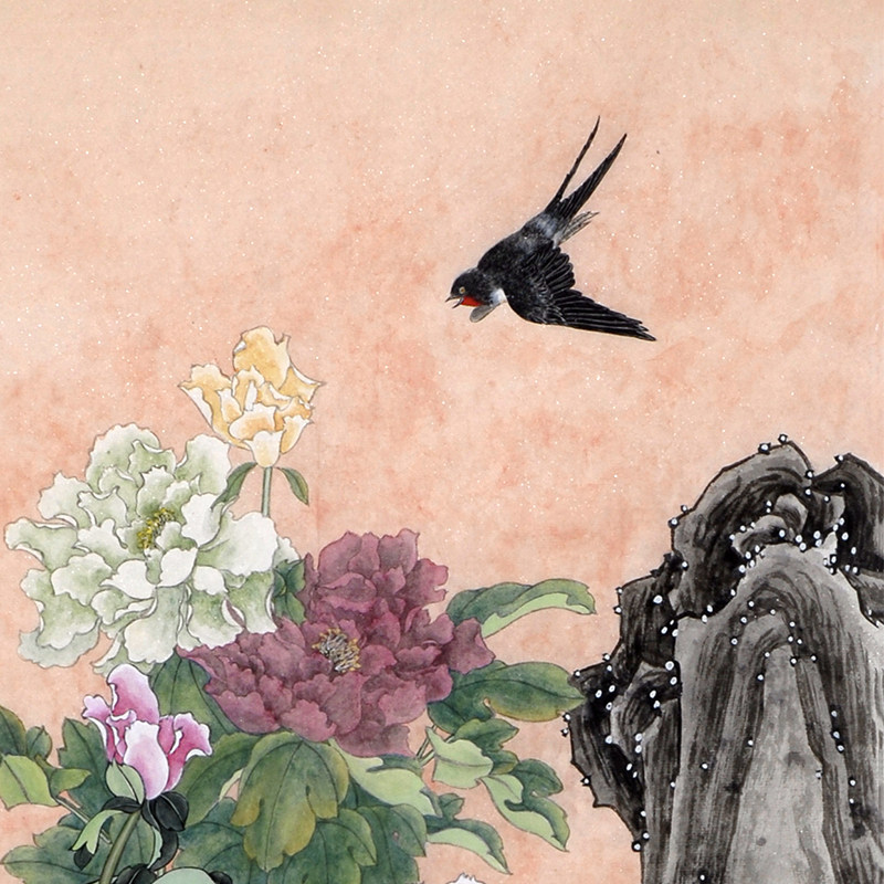 李春暖《不随桃李竟春菲》提供合影