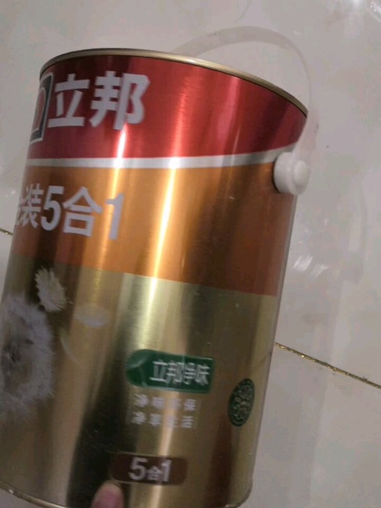 正品可查，立邦五合一油漆，可调色，装修房子还剩下两桶，现低价