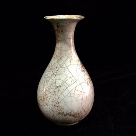 nb1978 疑似旧藏大宋官窑玉壶春瓶