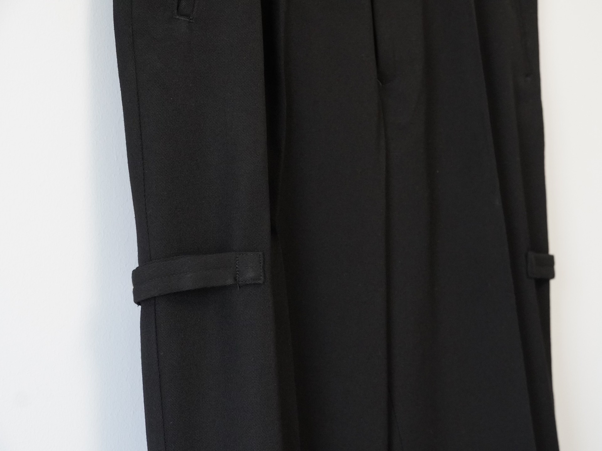 Yohji Yamamoto 2001AW Four-Zip Straight Pants — back