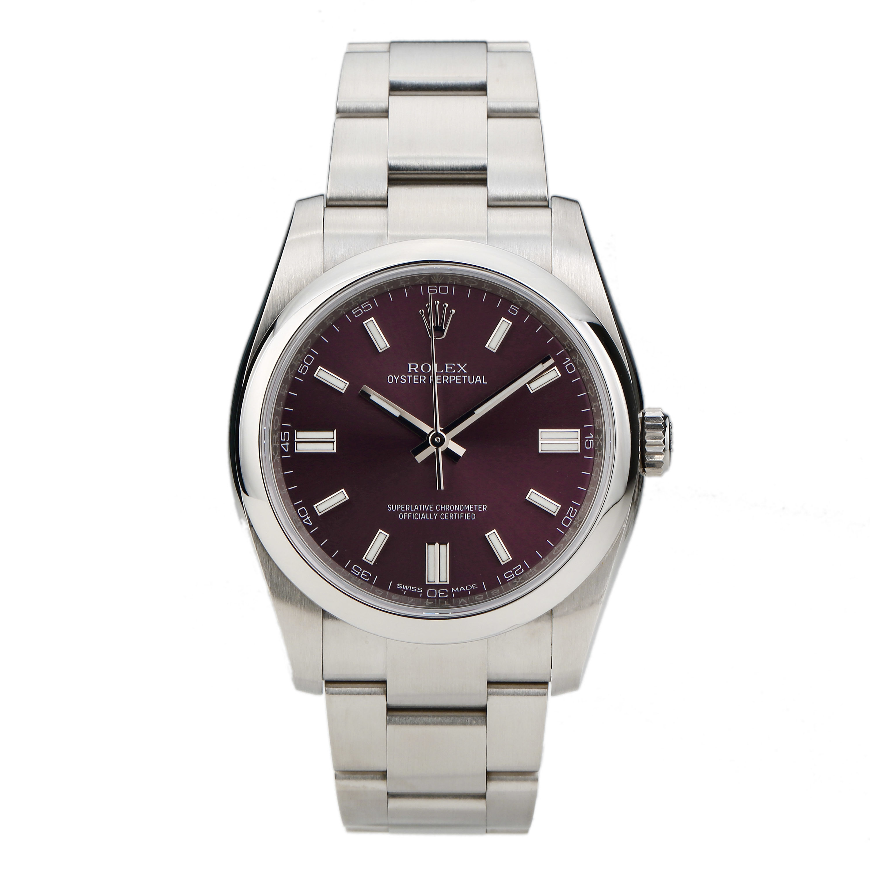 [9.8新]购于17年8月劳力士116000蚝式恒动系列精钢自动机械中性表