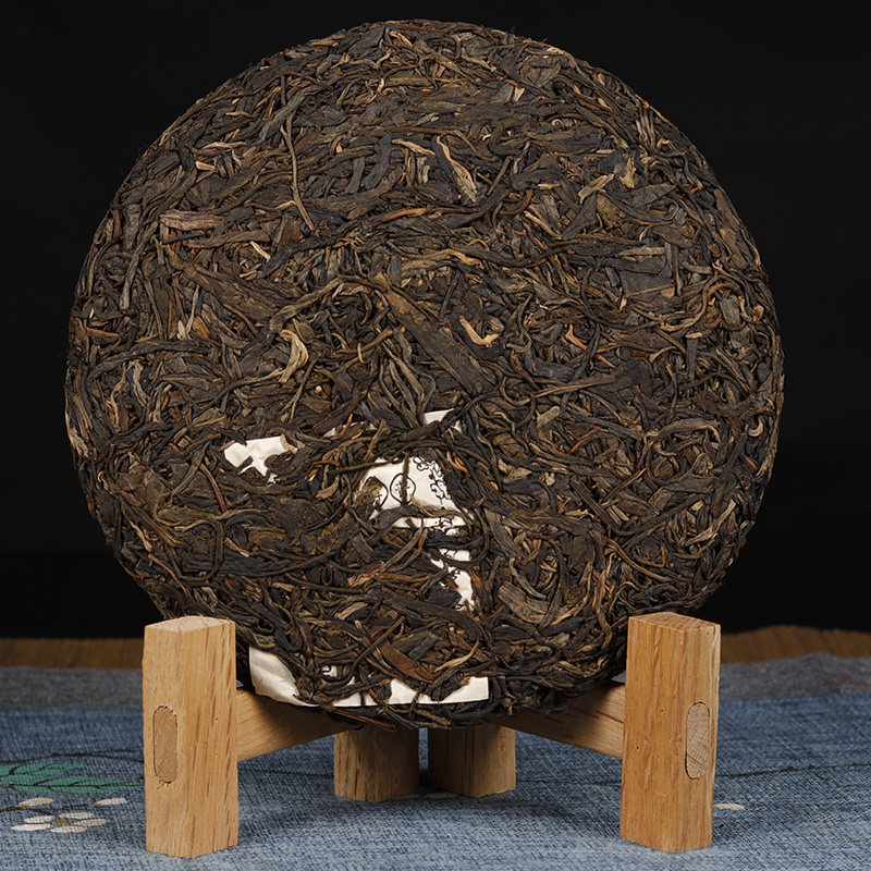 jk(1片) 2005年江城号易武古树茶 陈年干仓普洱茶 生茶