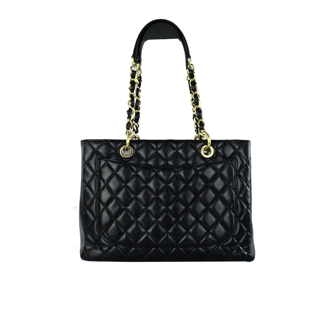 [9.7新]香奈儿chanel女士黑色手提单肩购物包gst