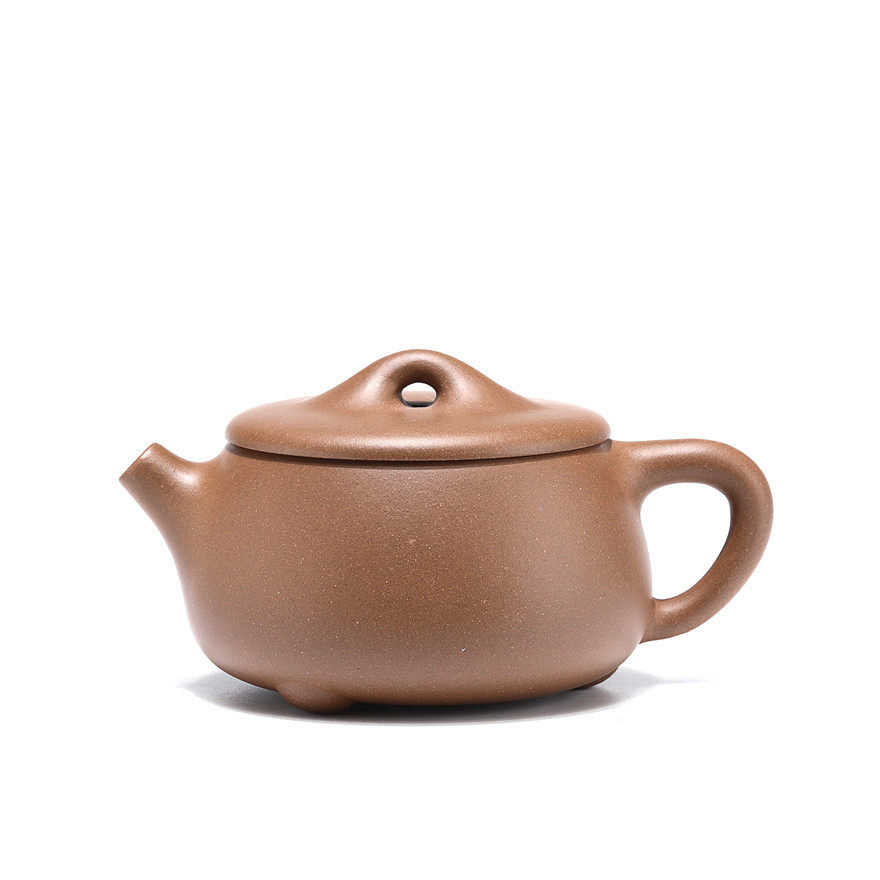 保真紫砂壶正品 砂料纯正 大口石瓢【矮石瓢】原矿老段泥 易包浆