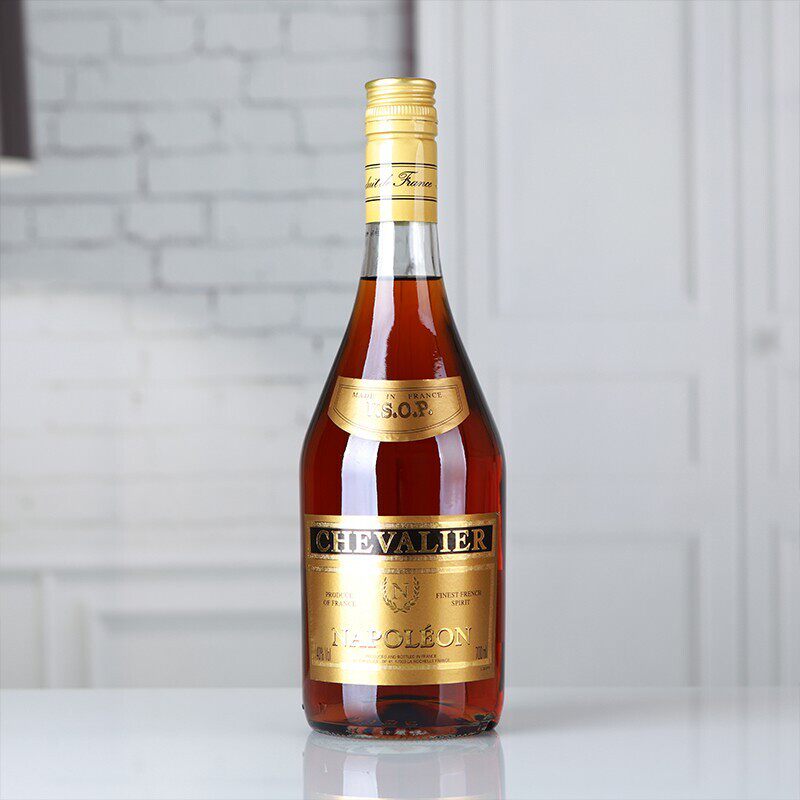 【1元起拍】24瓶 拿破仑爵士vsop法国进口白兰地威士忌烈酒700ml