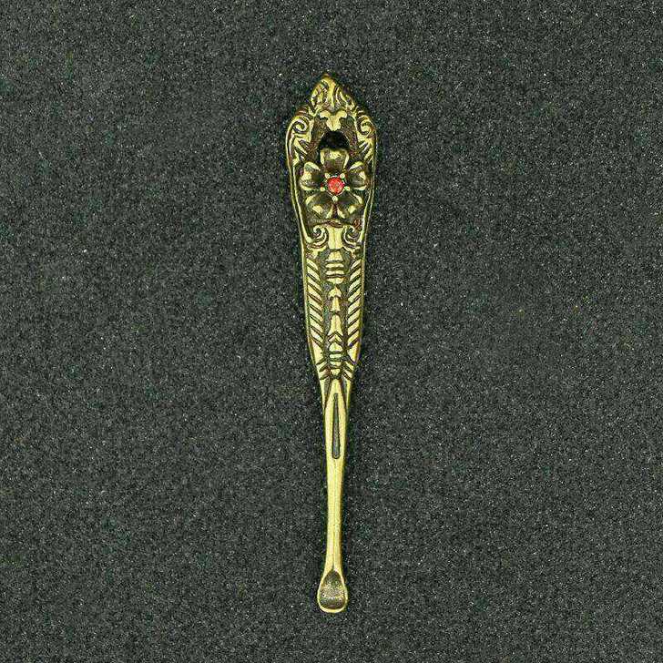 【铜艺耳勺免费送】复古铜艺个性耳勺钥匙扣挂件纯黄铜