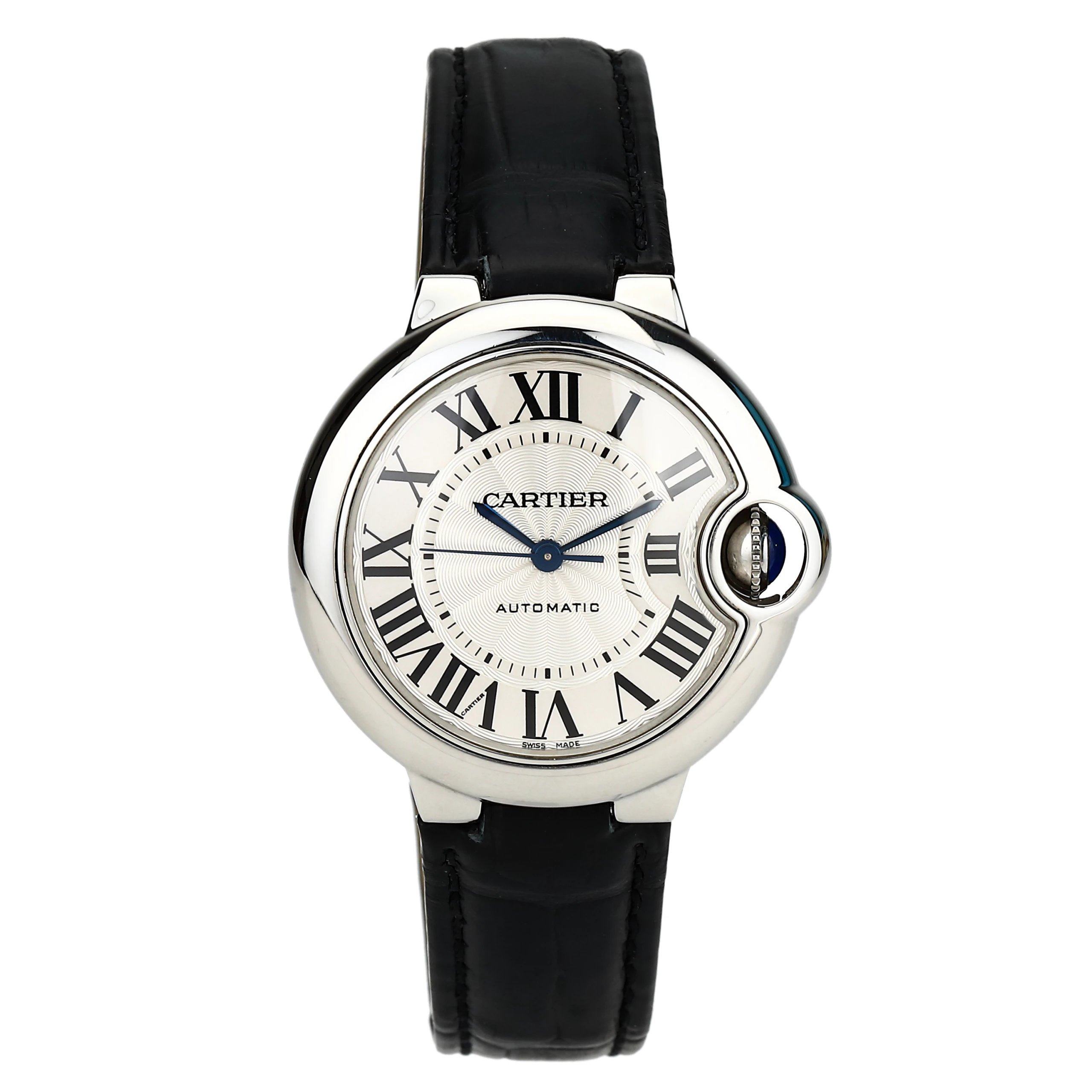 [9.5新]卡地亚w6920085蓝气球系列精钢自动机械女表