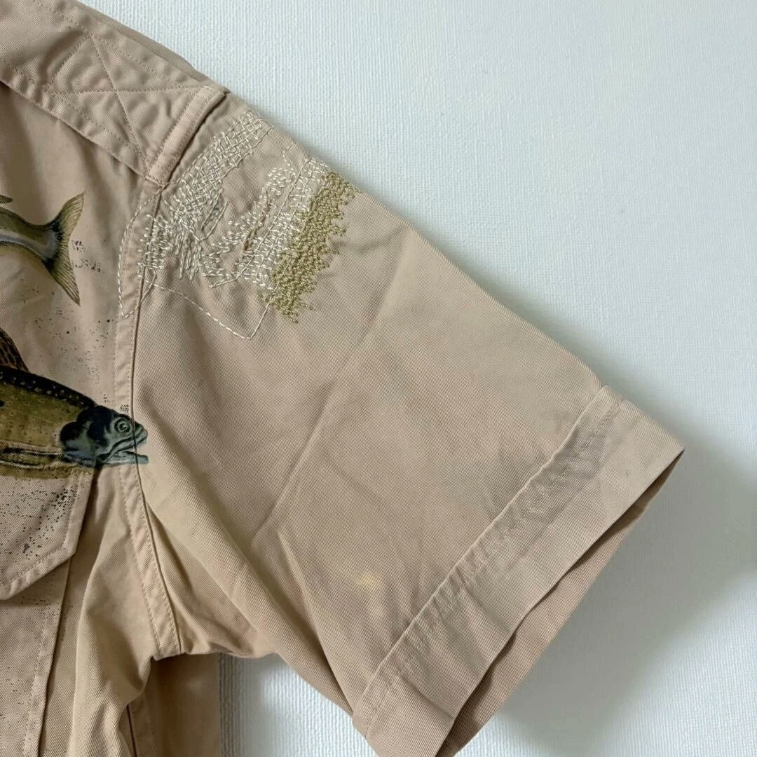 Vintage 00S Ralph Lauren Fish Print Shirt — label