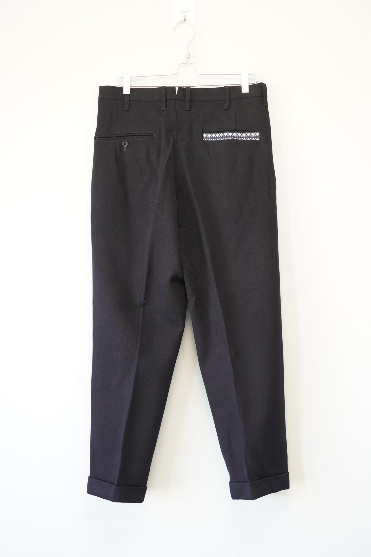 Yohji Yamamoto 95AW Wool Knit Trousers — front