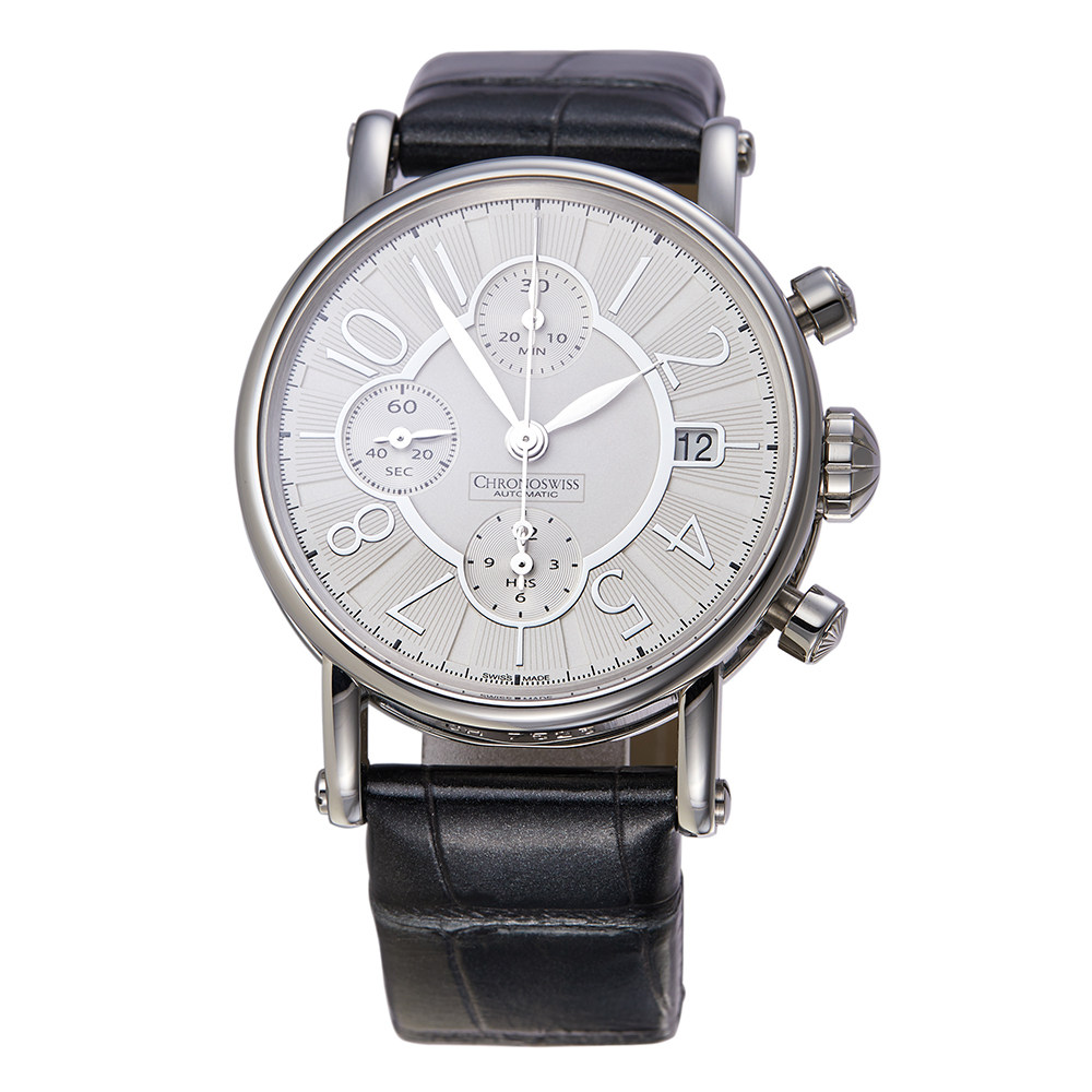 【520捡漏】99新 瑞宝 机械自动计时手表男表ch 7523顺丰保价包邮