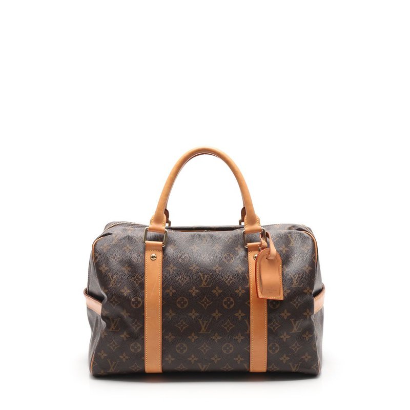 [即拍即得9.0新]路易威登lv女士carryall老花手提旅行包pvc392917