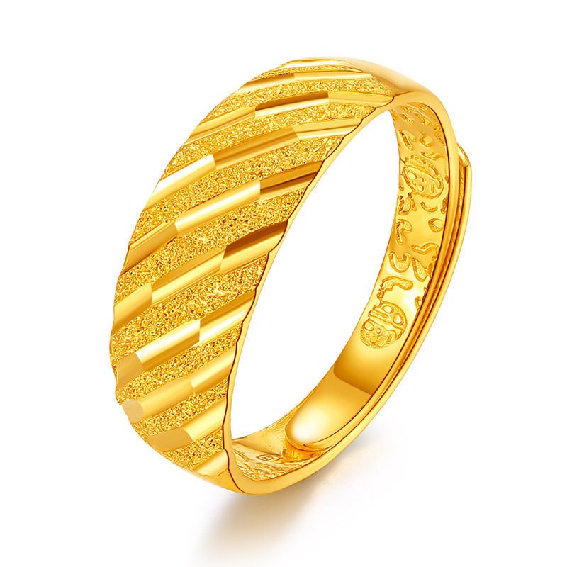 黄金饰品足金au999开口女戒戒指顺丰包邮无保留价【约3.60g】