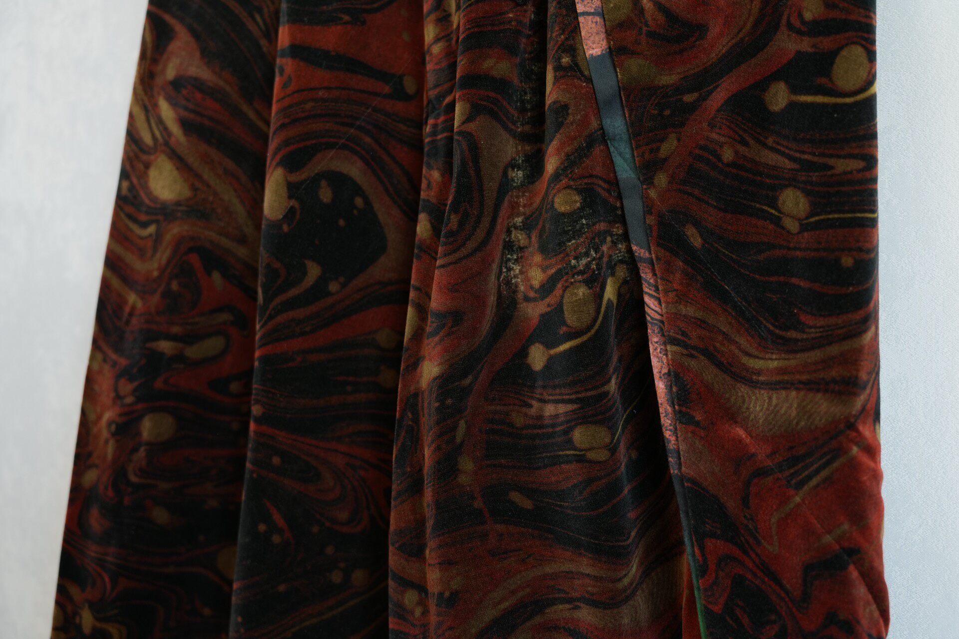 Yohji Yamamoto 15AW Velvet Wide-Leg Pants — back