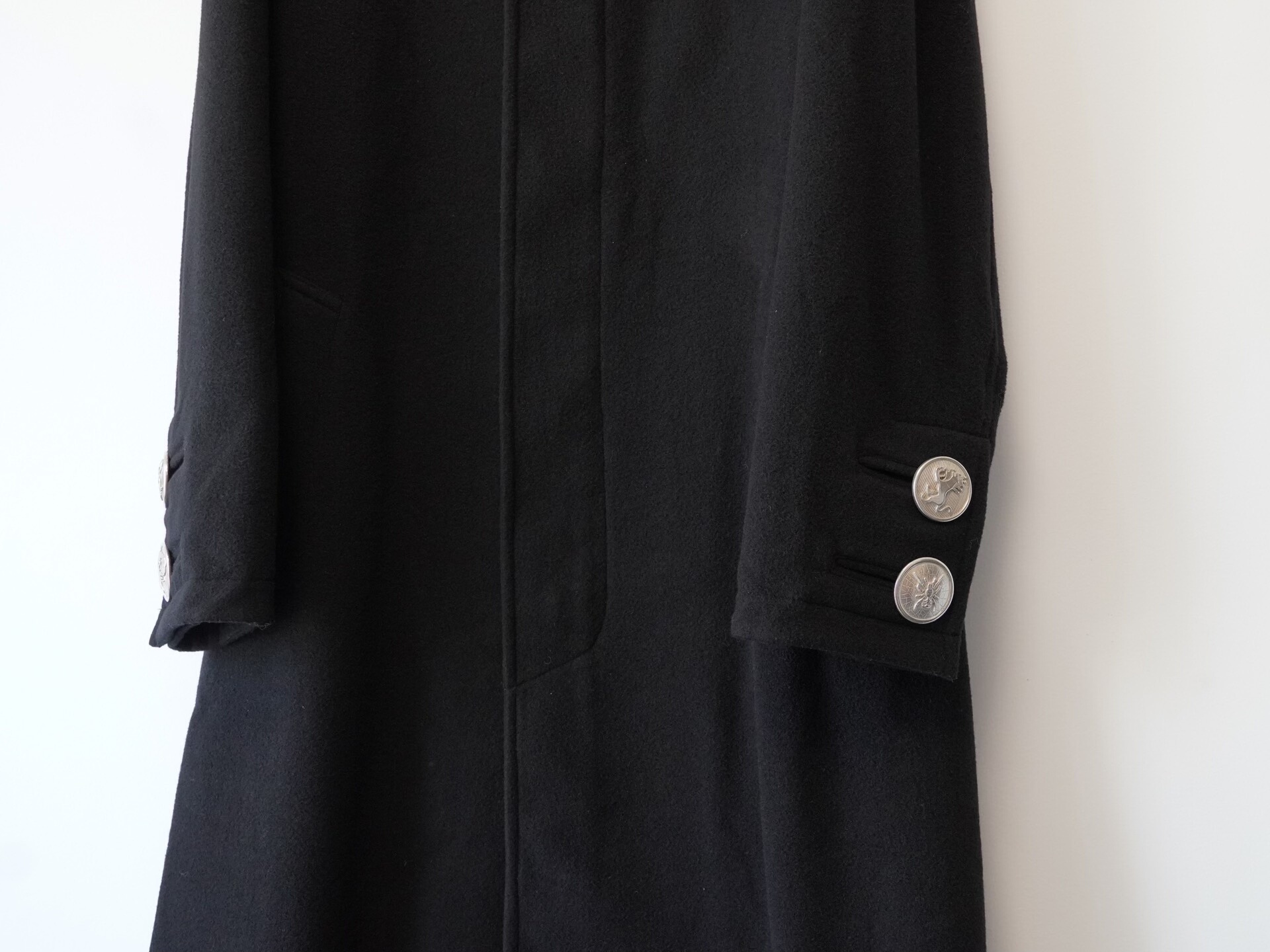 Yohji Yamamoto 2019AW Silver Button Coat — label