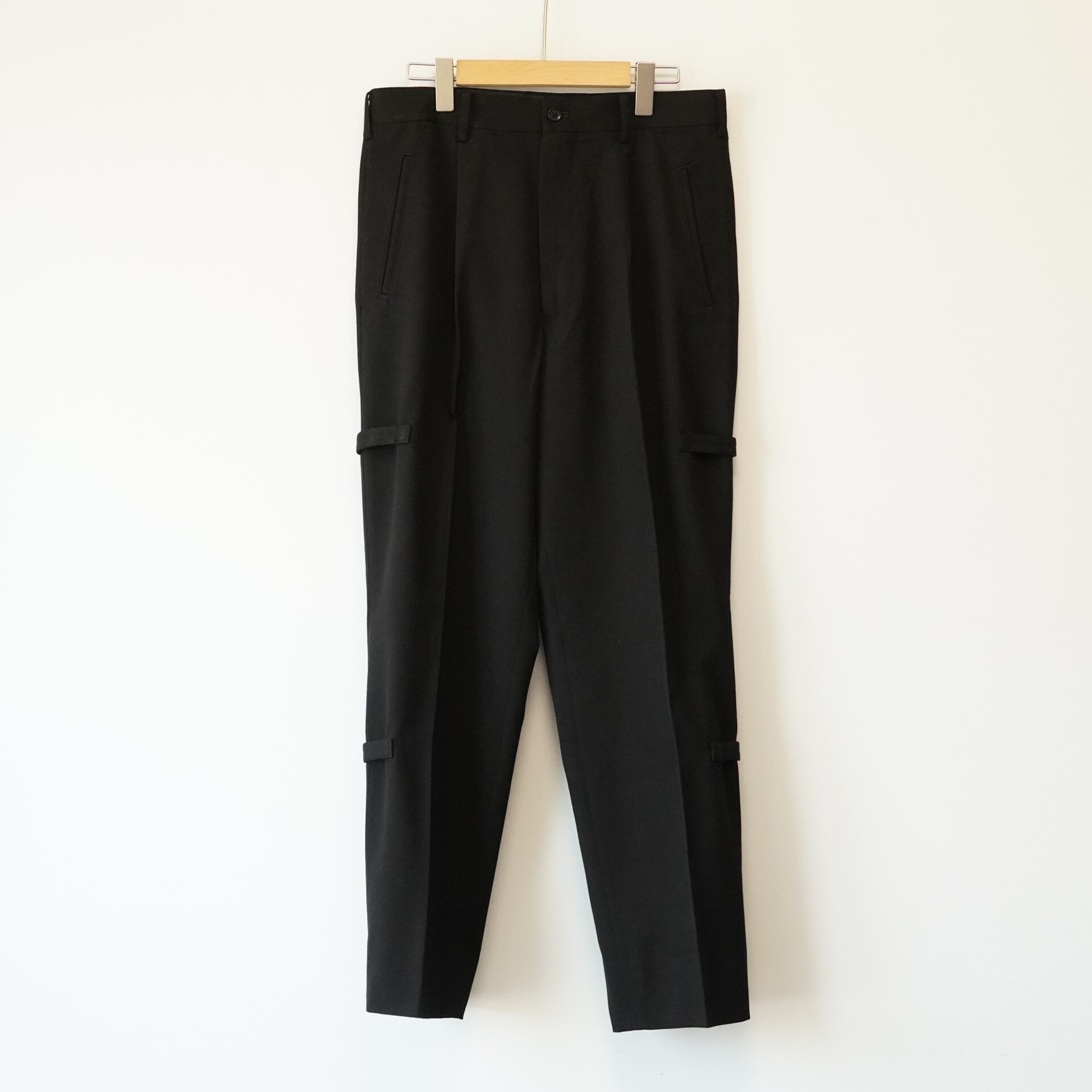Yohji Yamamoto 2001AW Four-Zip Straight Pants — front