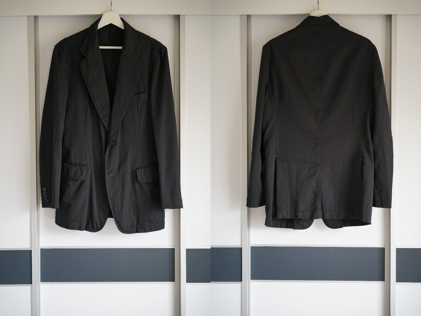 Yohji Yamamoto 12AW 2-in-1 Hooded Suit — detail
