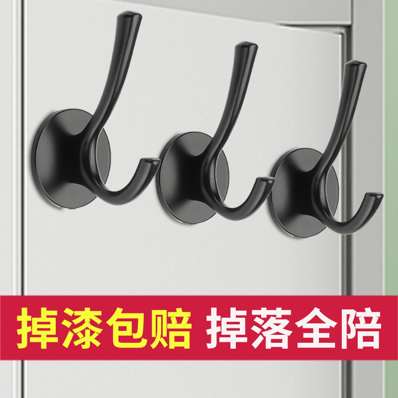 现代简约金属免打孔挂钩衣柜鞋柜进门玄关衣帽钩壁挂墙单个挂衣钩