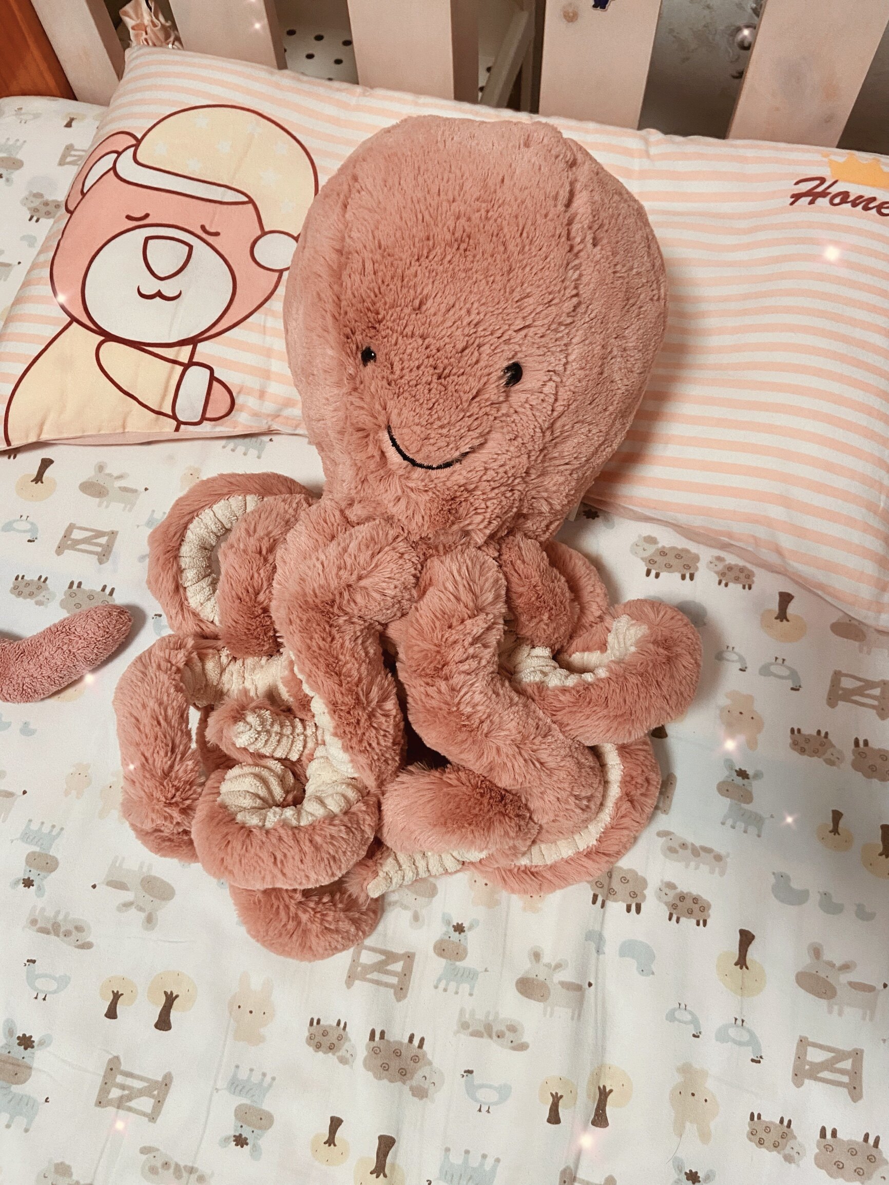 jellycat章鱼宝宝毛绒安抚公仔100元左右送儿童朋友小礼物