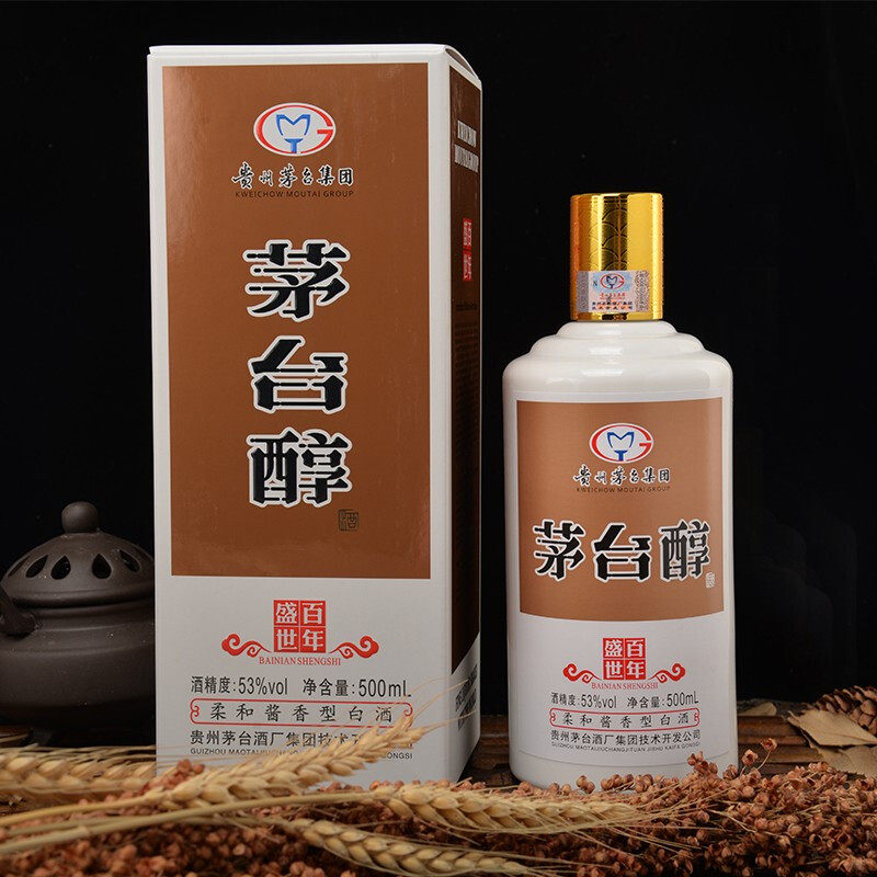 贵州茅台集团 茅台醇酒百年盛世 柔和酱香型 53度 整箱500ml*6瓶