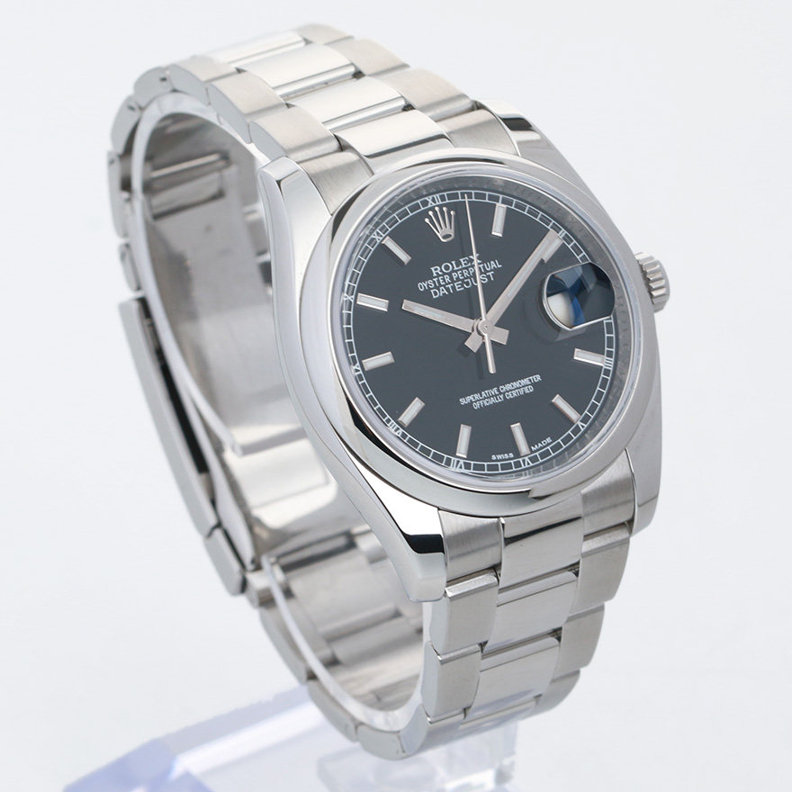 华测[9.0新]rolex劳力士日志型116200黑盘自动机械男表64181