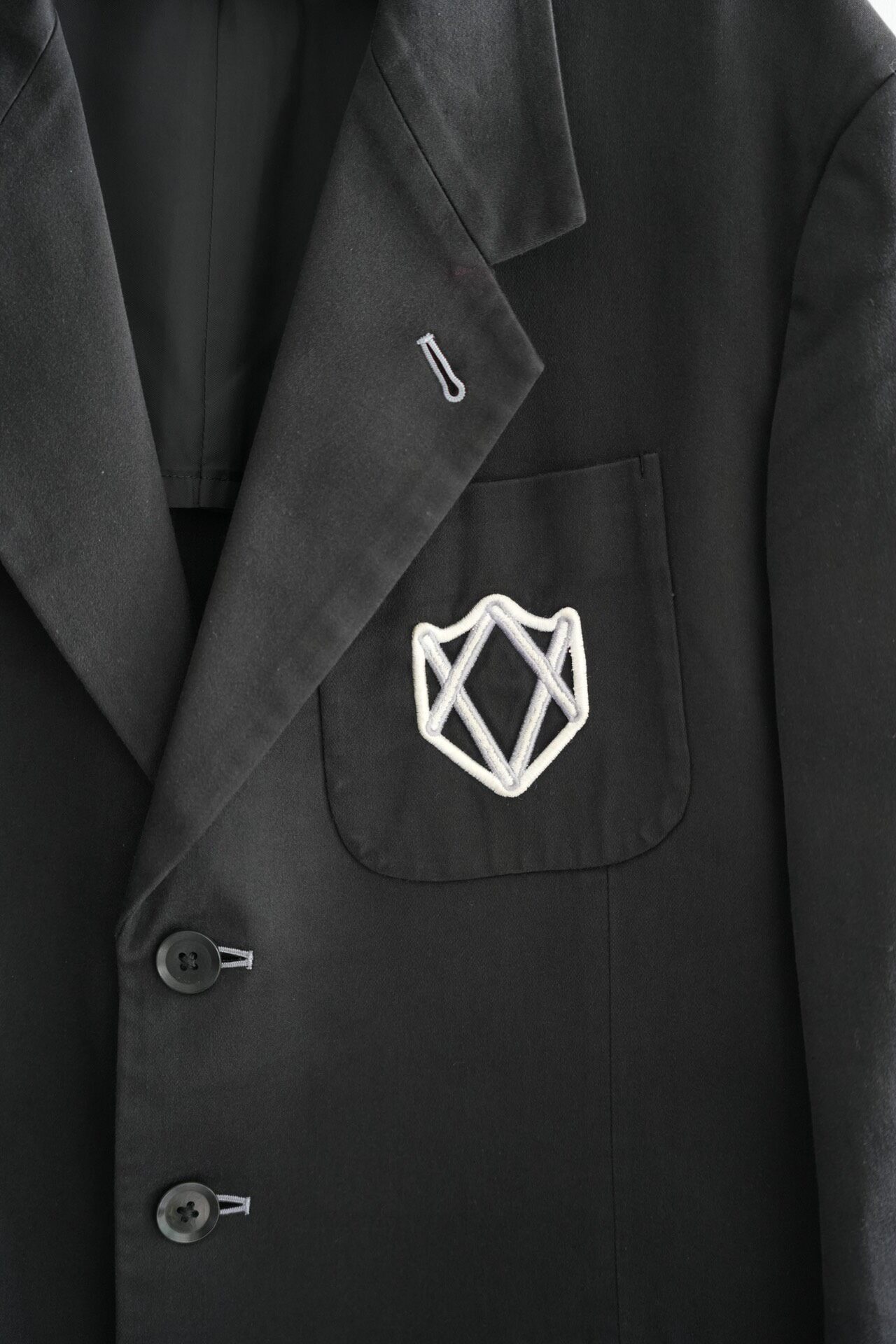 Yohji Yamamoto 03SS Embroidered Badge Suit — detail