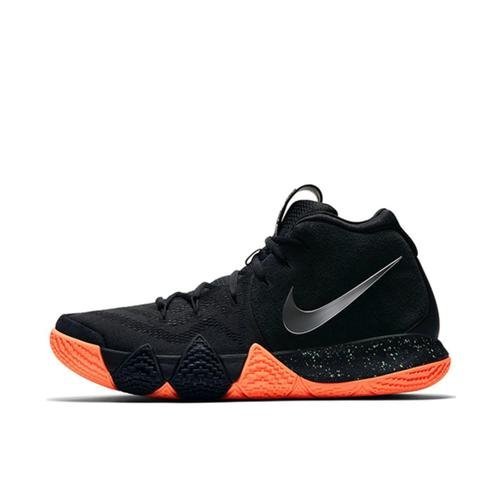 Nike欧文4正品黑橙实战篮球鞋