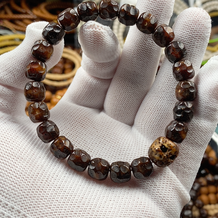 手工黑金无相天花板星月首饰盒