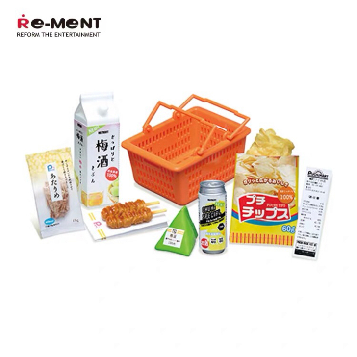 全新日版rement食玩re-ment便利店超市收银台购物框